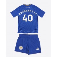 Leicester City Facundo Buonanotte #40 Replica Home Minikit 2024-25 Short Sleeve (+ pants)